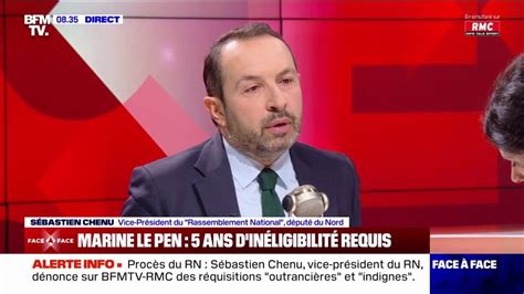 Procès du RN Marine Le Pen est combattive assure Sébastien Chenu