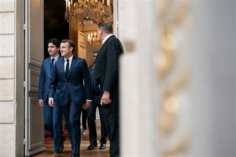 Rencontre avec Justin Trudeau Premier ministre du Canada Élysée