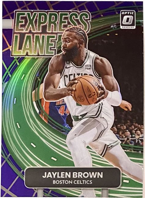 Jaylen Brown Panini Donruss Optic Basketball Boston Celtics