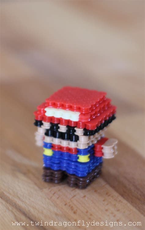 3d Mario Perler Bead Craft Dragonfly Designs