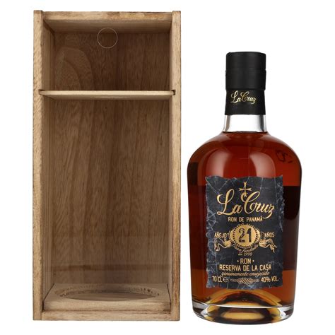 La Cruz Ron de Panama Añejo 21 Años Ron Reserva De La Casa 40 Vol 0