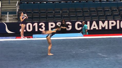 Kyla Ross Floor 2013 Pandg Gymnastics Championships Podium Training