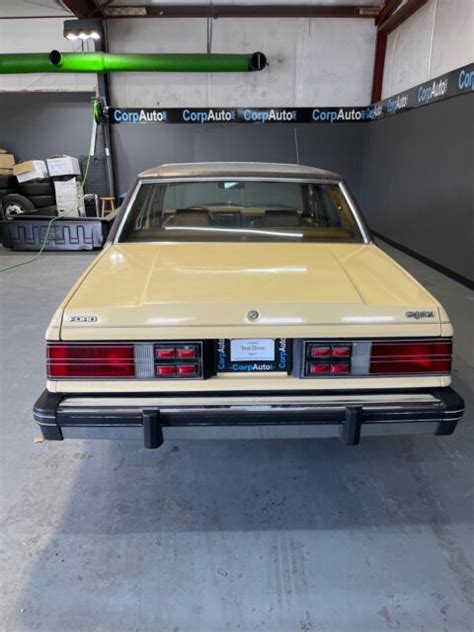 1981 Ford Granada Sedan Yellow RWD Automatic For Sale