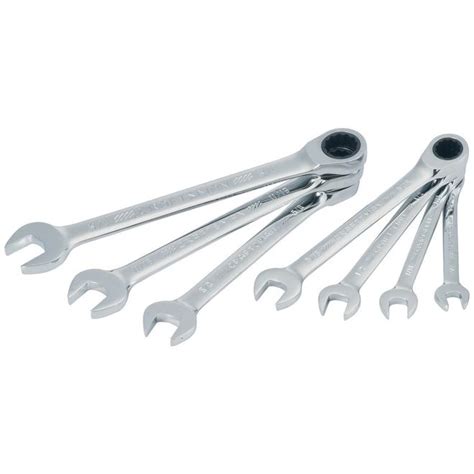 Craftsman 7 Piece 12 Point Standard Sae Ratchet Wrench Set Cmmt87020 Rona