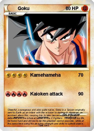 Pokémon Goku 6250 6250 Kamehameha My Pokemon Card