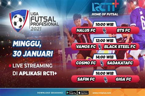 Saksikan Liga Futsal Profesional 2022 Live Streaming Gratis Di RCTI