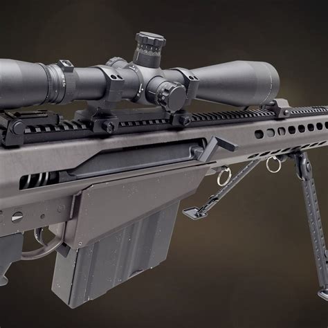 Barret M82A1 Sniper Rifle CGTrader