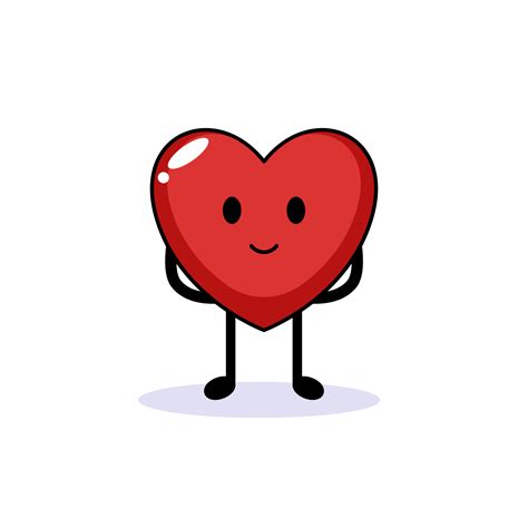 cute heart emoji 4649058 Vector Art at Vecteezy