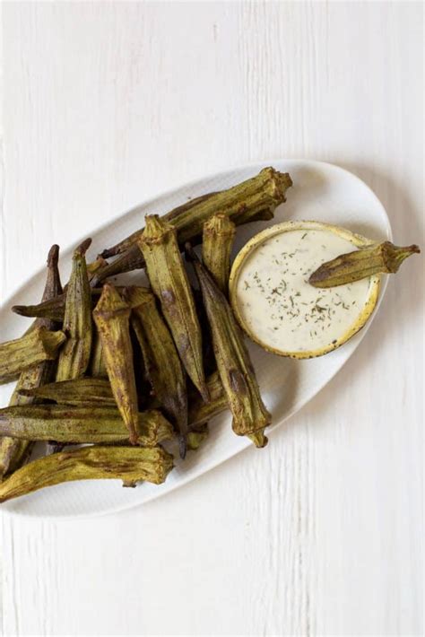 Air Fryer Fried Okra - The Traveling Spice