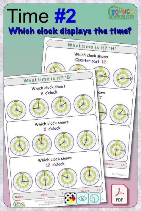 9 Fun Learn To Tell The Time Resources