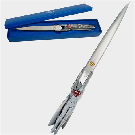 Noble Collection Superman Letter Opener Silver Techinn