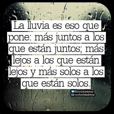 Noche De Las Letras On Twitter Frases De Lluvia Consejos De Vida