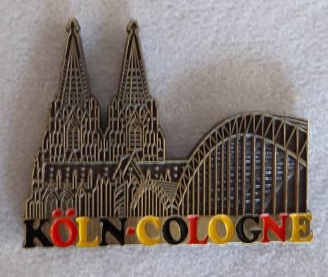 Magnet Metall K Ln Dom Br Cke Bronze Magnete K Ln Souvenirs