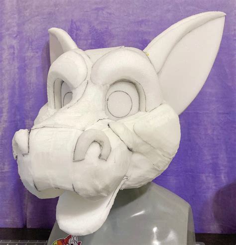 Dutch Angel Dragon Fursuit Head Base Made To Order Etsy Uk