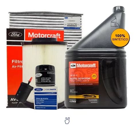 Kit Filtros Aceite Sint Motorcraft W Ford Focus Orig