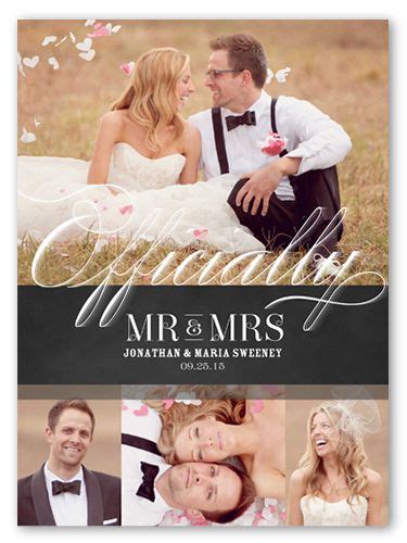 Made It Official 6x8 Wedding Announcement Cards Shutterfly In 2021