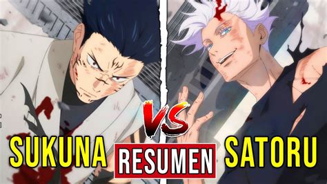 Satoru Gojo Vs Ryomen Sukuna Pelea Completa Jujutsu Kaisen Hot