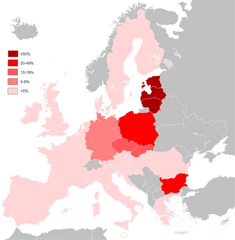 Znajomo J Zyka Rosyjskiego W Krajach Eu Worldmap Pl