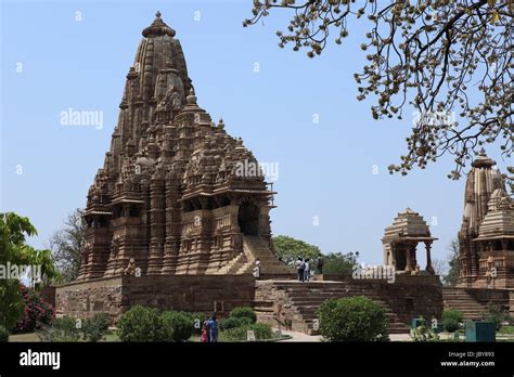 The Temple City Of Khajuraho In India Stock Photo Alamy