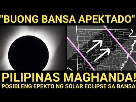 Buong Pilipinas Pinaghahanda Solar Eclipse Darating Na Masamang