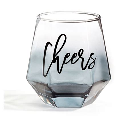 Cheers Stemless Wine Glass — Zengenius Inc