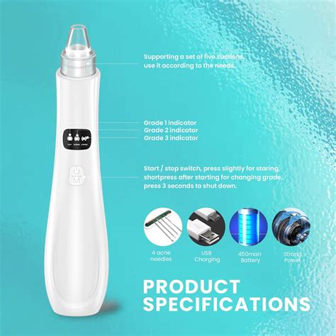 Blackhead Suction Device Electric Small Bubble Visualization Pore