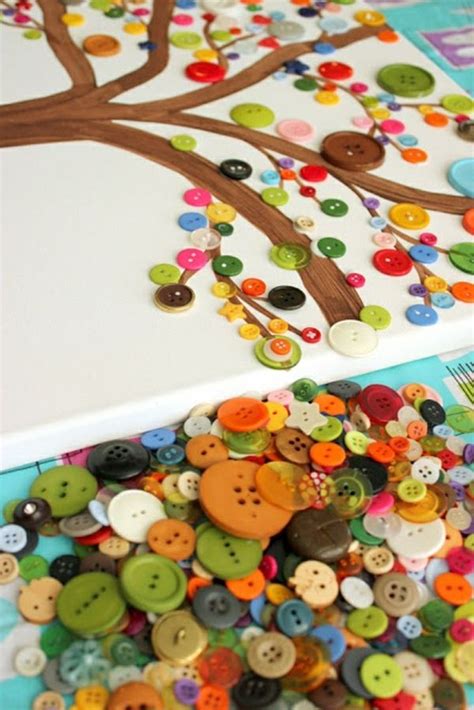 50 Button craft ideas for kids of every age, season and holiday