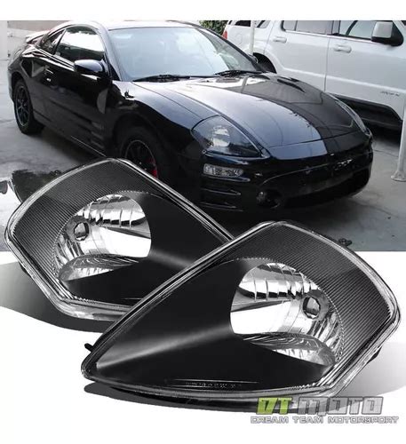 Par Faros Negro Mitsubishi Eclipse Spyder L Meses Sin Inter S