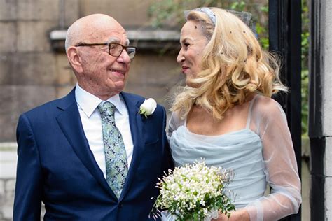 Así Fue El Matrimonio Del Magnate Rupert Murdoch Y La Ex Modelo Jerry Hall