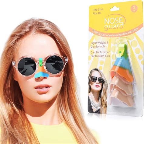 Accessories Set Of 3 Nose Uv Guard Uv Nose Guard For Glasses Sun Nose Guard Nose Sun Protection