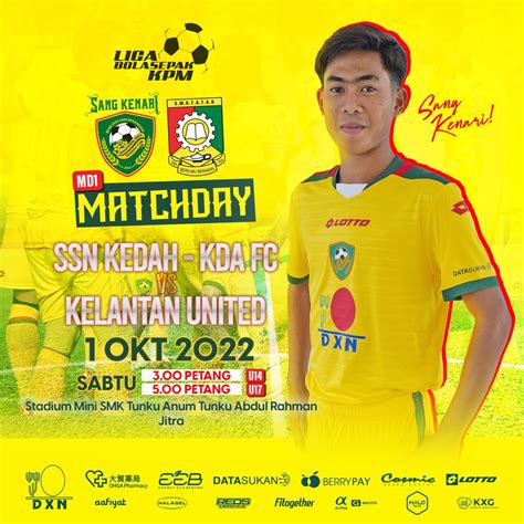 KEDAH DARUL AMAN FC On Twitter MATCHDAY LIGA KPM HARI SANG KENARI