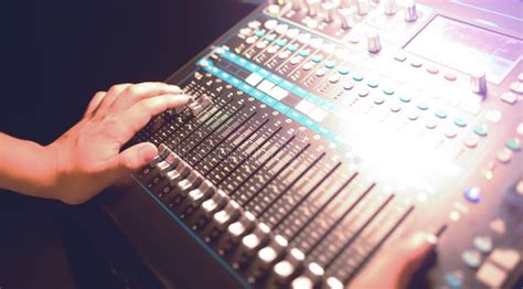 Dj Control Panel For Music Recording And Night Club Management Stock Image Image Of Digital