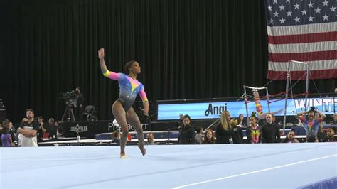 Kaliya Lincoln Floor Exercise 2023 Winter Cup Senior Women Youtube