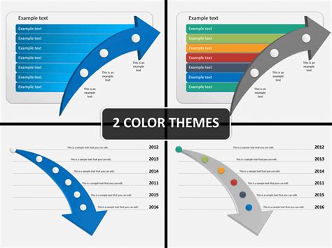 Free Arrow Timeline Powerpoint Template