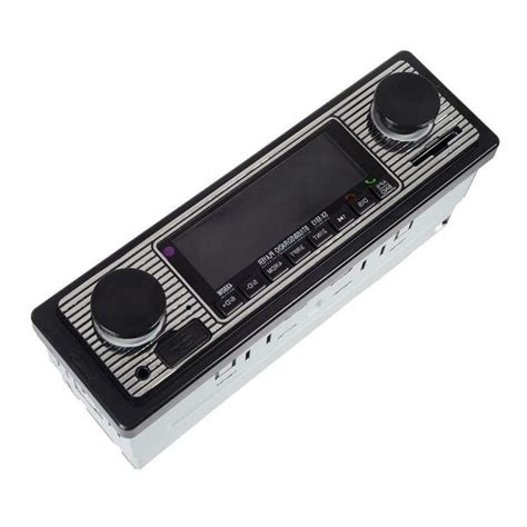 Bluetooth Vintage Car FM Radio MP3 Player USB