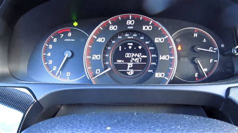 Honda Accord Odometer Display