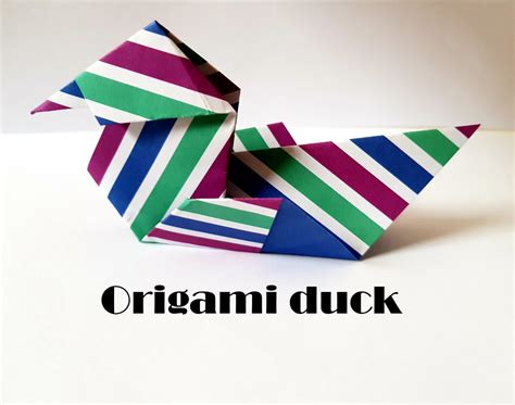 Paper Duck Craft Tutorial