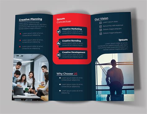 A4 Corporate Tri Fold Brochure Design Behance