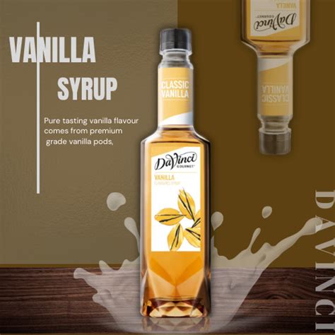 Davinci Gourmet Vanilla Flavoured Syrup Ml Syrup Pump Ready Stock