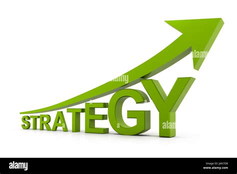 green strategy graph stock photo alamy