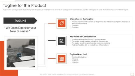 Tagline For The Product Powerpoint Templates Slides And Graphics