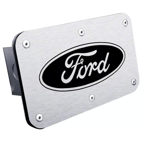 F Ford Class Iii Hitch Cover Brushed Universal Some Adaptation