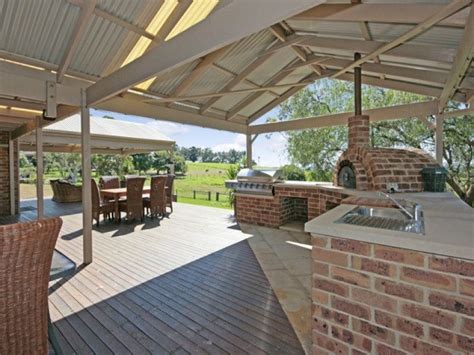 Outdoor Living Design With Bbq Area From A Real Australian Home