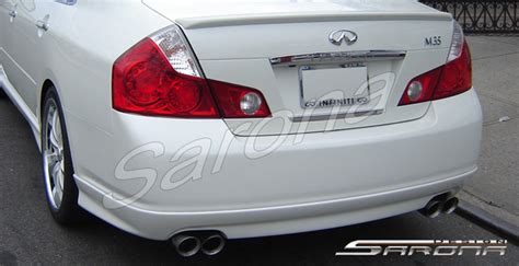 Custom Infiniti M45 Rear Add On Sedan Rear Add On Lip 2006 2007