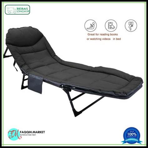 Jual Kursi Kasur Lipat Portable Folding Chair Bad Kursi Duduk Santai