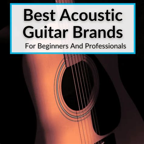 Best Acoustic Guitar Brands For Beginners And Professionals