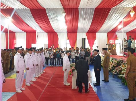 Pelantikan Dan Pengambilan Sumpah Kepala Desa Terpilih Kabupaten OKI