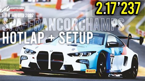 Spa Francorchamps Hotlap Bmw M Gt Assetto Corsa