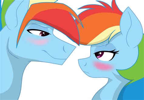 Safe Artist Colourstrike Rainbow Dash G Blushing