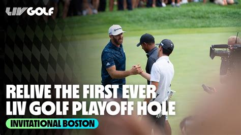 Relive The First Ever Liv Golf Playoff Invitational Boston Youtube